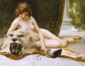 El estuche de joyas desnudo Guillaume Seignac Pinturas al óleo